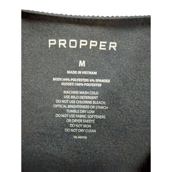 PROPPER F5341 MEN SIZE Medium I.C.E.® Men’s Performance Polo SHIRT Black - Picture 3 of 9